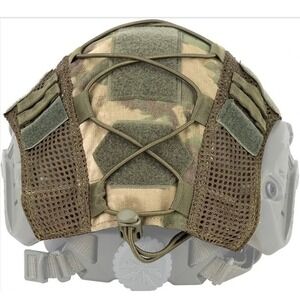 Tactical Airsoft Helmet Cover Breathable Mesh Helmet Cover for PJ/BJ/MH Helmet